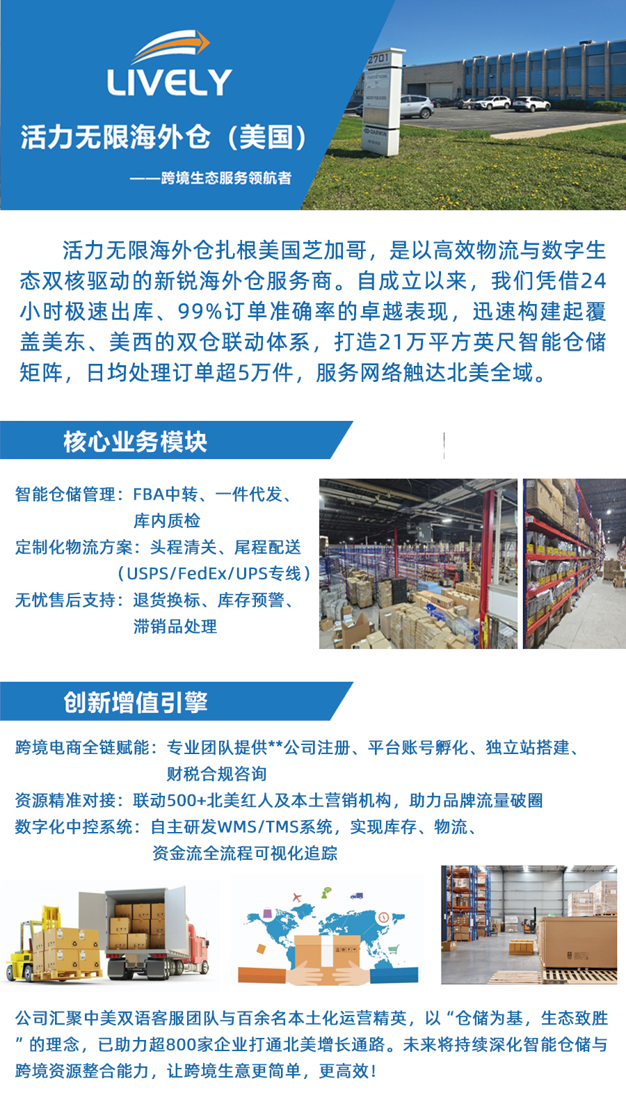 活力無限海外倉（美國）